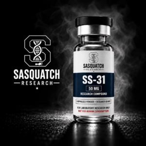 SS‑31 50mg research peptide vial — Sasquatch Research